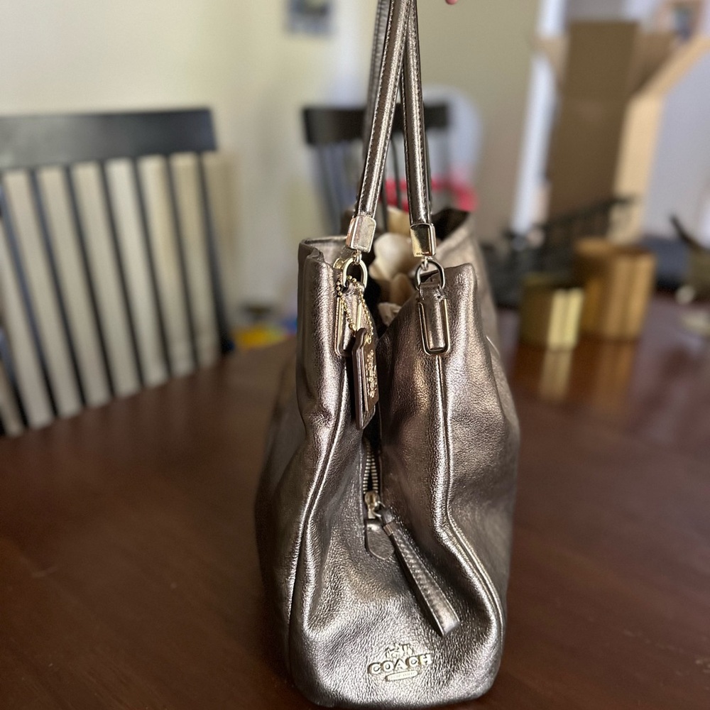 Coach Metallic Madison Pheobe Hobo Bag - Picture 2 of 7